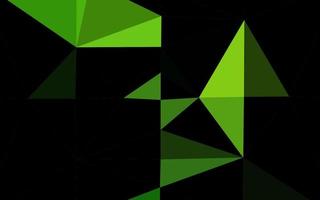 toile de fond abstrait polygone vecteur vert clair.