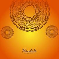 beau design de mandala fond de luxe décoratif moderne vecteur