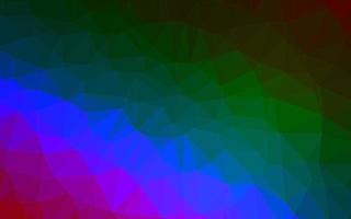 multicolore foncé, arrière-plan polygonal vectoriel arc-en-ciel.