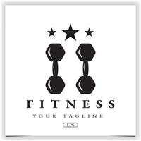 gym fitness logo moderne premium modèle élégant vecteur eps 10