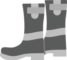 icône plate de chaussures vecteur
