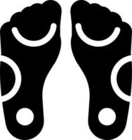 illustration vectorielle de pied sur un fond. symboles de qualité premium. icônes vectorielles pour le concept et la conception graphique. vecteur