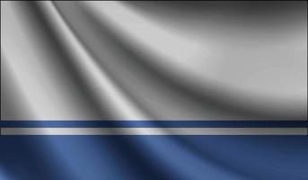 drapeau de la république de l'altaï agitant le fond pour la conception patriotique et nationale vecteur