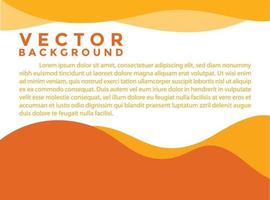 fond orange illustration vectorielle effet d'éclairage graphique pour l'infographie de conception de texte et de panneau de message. vecteur