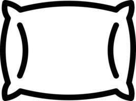 illustration vectorielle d'oreiller sur un fond. symboles de qualité premium. icônes vectorielles pour le concept et la conception graphique. vecteur
