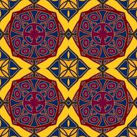 modèle sans couture marocain multicolore. arrière-plan islamique arabe traditionnel. style vintage, turc, indien idéal pour la moquette, la céramique, le carrelage. illustration vectorielle.