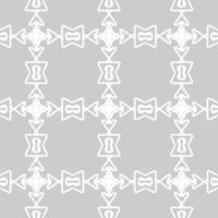 simple arrière-plan transparent gris. conception de motifs géométriques en symboles aztèques, style ethnique. brodé noir et blanc, idéal pour chemise homme, mode homme, mode enfant, sac, papier peint, toile de fond. vecteur