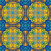 modèle sans couture marocain multicolore. arrière-plan islamique arabe traditionnel. style vintage, turc, indien idéal pour la moquette, la céramique, le carrelage. illustration vectorielle. vecteur