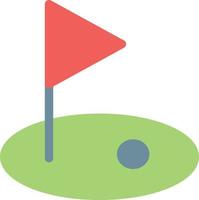 illustration vectorielle de golf sur fond.symboles de qualité premium.icônes vectorielles pour le concept et la conception graphique. vecteur