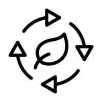 conception d'icône de cycle de carbone vecteur