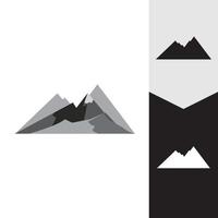 montagne icône logo modèle vector illustration design