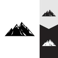 montagne icône logo modèle vector illustration design