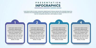 fichier eps de modèle d'infographie de présentation modifiable vecteur