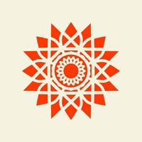 illustration vectorielle de fleur mandala. mandalas. éléments décoratifs d'époque. motif oriental, illustration vectorielle. islam, arabe, indien, turc, pakistan, chinois, motifs ottomans vecteur