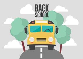 Fond d'arrière-plan Back To School gratuit vecteur