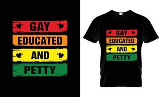 design de t-shirt gay instruit et petit gay payé, slogan de t-shirt gay payé et conception de vêtements, typographie gay payée, vecteur gay payé, illustration gay payée