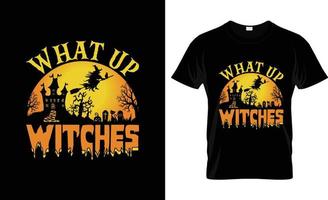 conception de t-shirt d'halloween, slogan de t-shirt d'halloween et conception de vêtements, typographie d'halloween, image vectorielle d'halloween, illustration d'halloween vecteur