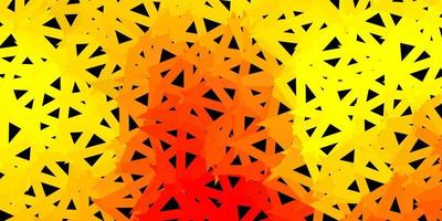 fond polygonale vecteur orange clair.