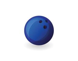boule de bowling illustration vectorielle clipart vecteur