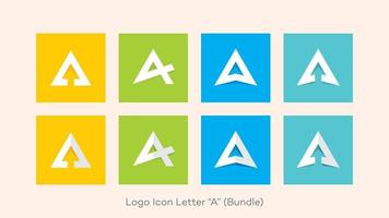 conception d'icône de lettre pour le logo vecteur
