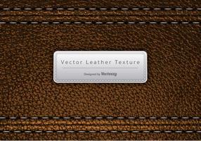 Vector Texture en cuir marron