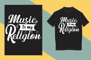 conception de tshirt de musique vecteur