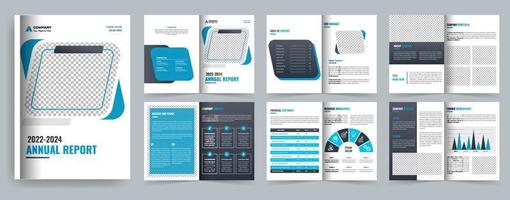 conception minimale de modèle de brochure ou profil de l'entreprise et mise en page du rapport annuel vecteur