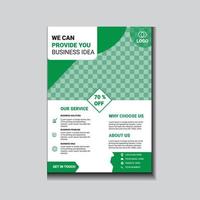 flyer d'entreprise modèle de flyer papier à en-tête conception créative vecteur