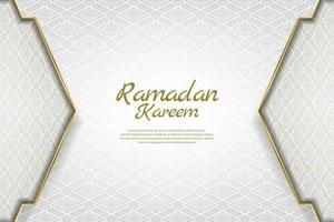 fond décoratif islamique de luxe avec illustration vectorielle motif arabesque