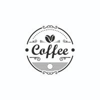 modèle de vecteur de logo de café