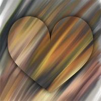 carte de fond d'amour. illustration 2d. cadre en forme de coeur. sentiments et occasion de célébration. vecteur