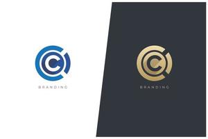 c lettre logo vecteur concept icône marque déposée. marque universelle de logotype c