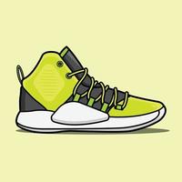 illustration de chaussures de basket vecteur