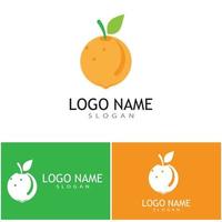 conception de logo orange icône vecteur illustration design