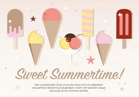 Illustration vectorielle Free Ice Cream