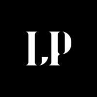 création de logo de lettre lp lp. lettre initiale lp majuscule monogramme logo couleur blanche. logo lp, conception lp. LP, LP vecteur