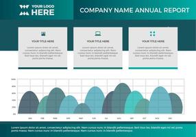Rapport annuel gratuit Présentation vectorielle 16 vecteur