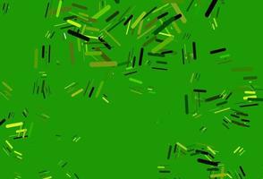 toile de fond de vecteur vert clair avec de longues lignes.