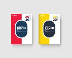 modèle de conception de couverture de livre d'entreprise en a4. peut être adapté à une brochure, un rapport annuel, un magazine, une affiche, une présentation commerciale, un portefeuille, un dépliant, une bannière, un site Web. vecteur