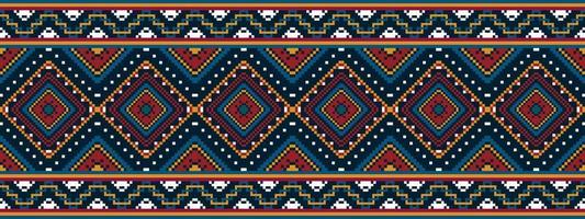 conception de décoration de maison à motif ethnique ikat sans couture. tapis en tissu aztèque boho mandalas décor textile papier peint. motif indigène tribal broderie traditionnelle folklorique fond d'illustrations vectorielles vecteur