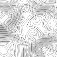 conception de contour de topographie abstraite vecteur