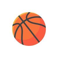 basket-ball sports populaires et exercice en lançant le ballon dans le cerceau pour gagner. vecteur
