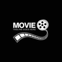 logo pour le modèle de conception de cinéaste ou vidéaste vecteur