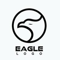 vecteur de conception simple logo aigle