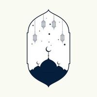 illustration vectorielle du ramadan kareem. modèle de fond d'événement islamique vecteur