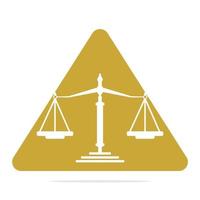 création de logo de droit et d'avocat. création de logo vectoriel de cabinet d'avocats et de bureau.