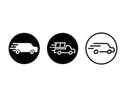 livraison voiture symbole icône conception illustration vecteur