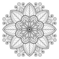 mandala art numérique motif art sur le mur livre de coloriage motif de dentelle le tatouage conception pour un papier peint peinture chemise et carrelage pochoir autocollant conception cercle décoratif ornement dans un style oriental ethnique vecteur