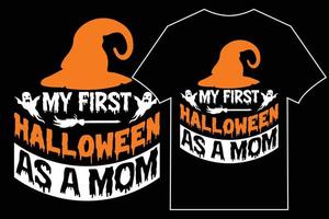 graphiques de conception de t-shirt halloween. vecteur