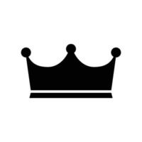 couronne symbole silhouette illustration conception vecteur